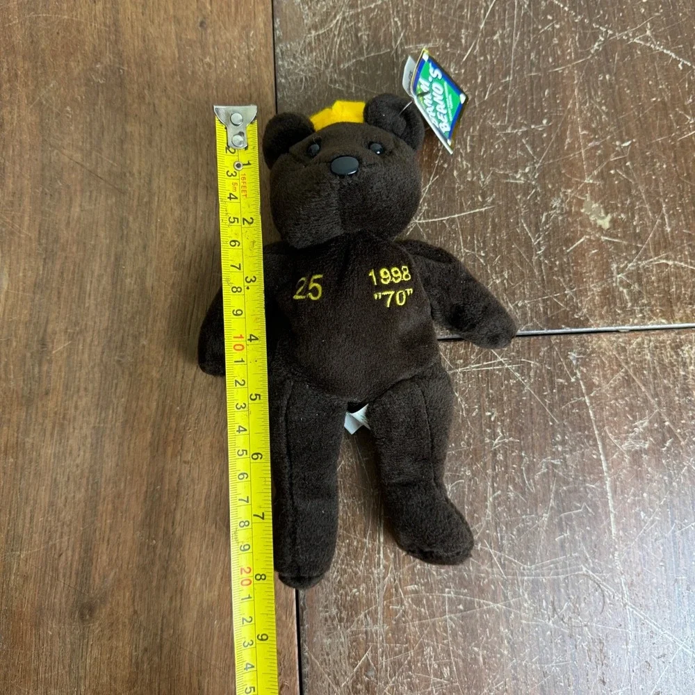 Salvino's Bamm Beano's Mark McGwire‎ Plush Bear 1998 Home Run #70 Collectible